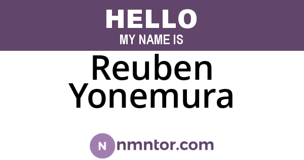 Reuben Yonemura
