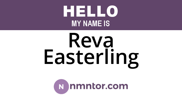 Reva Easterling