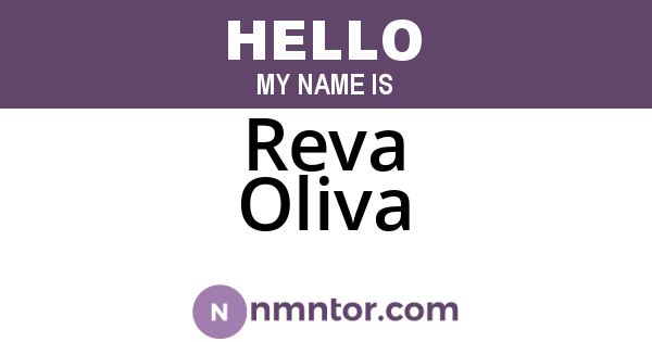Reva Oliva