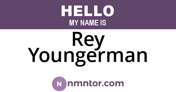 Rey Youngerman