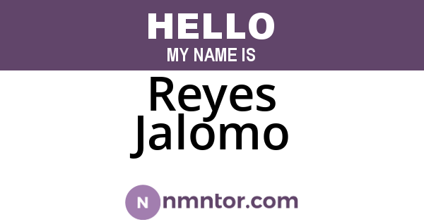 Reyes Jalomo