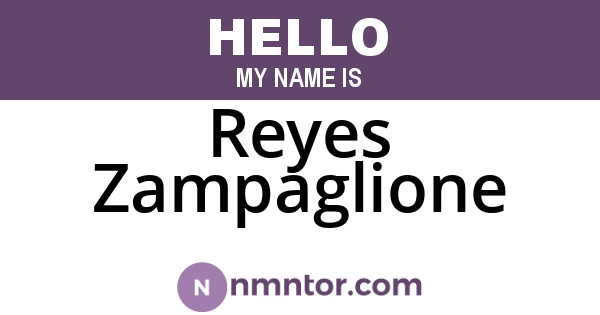 Reyes Zampaglione