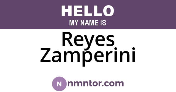 Reyes Zamperini
