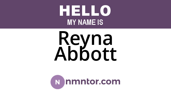 Reyna Abbott