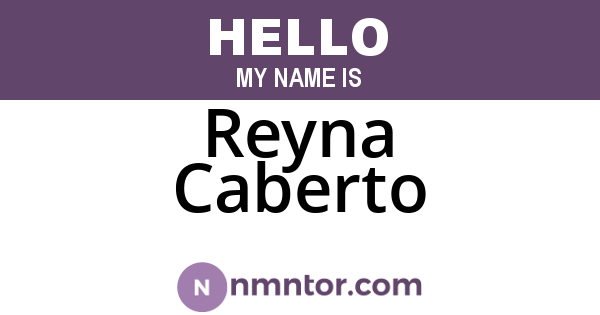 Reyna Caberto