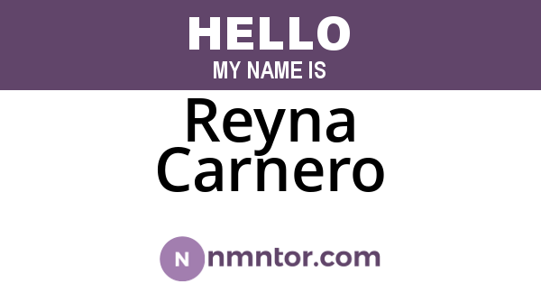 Reyna Carnero