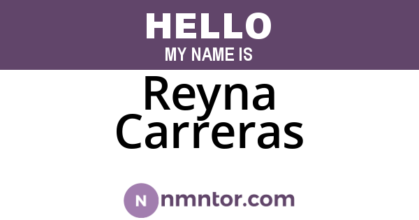 Reyna Carreras
