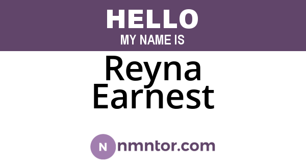 Reyna Earnest
