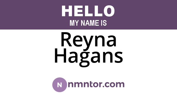 Reyna Hagans