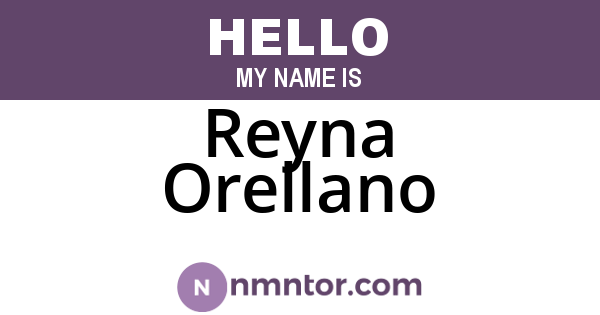 Reyna Orellano