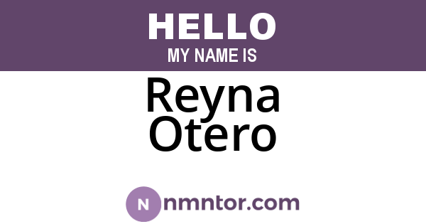 Reyna Otero