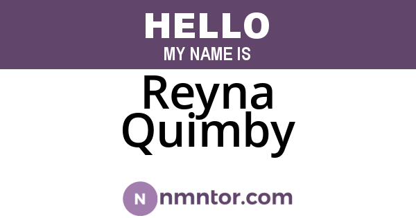 Reyna Quimby