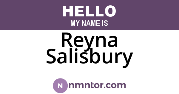 Reyna Salisbury