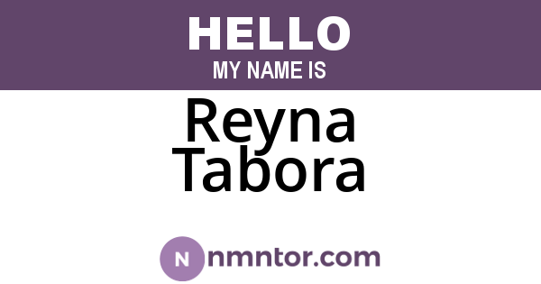 Reyna Tabora