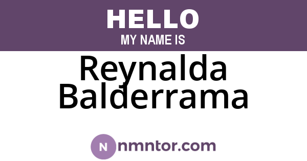 Reynalda Balderrama
