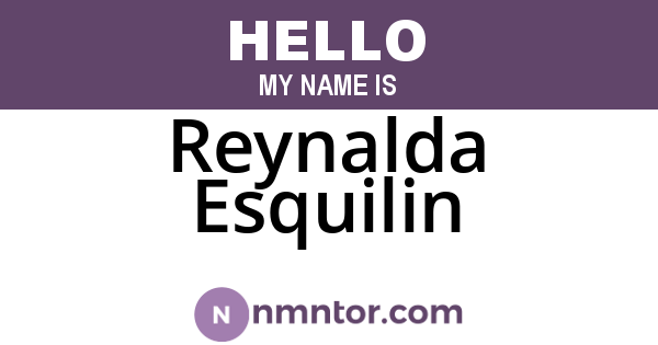 Reynalda Esquilin