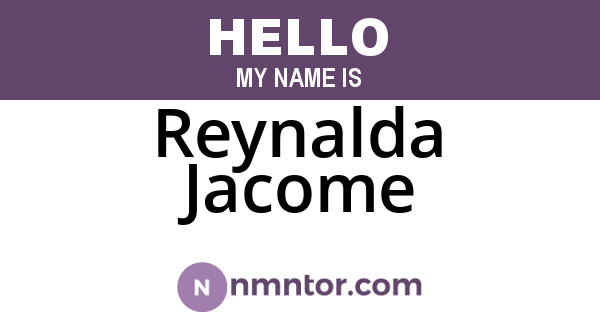 Reynalda Jacome