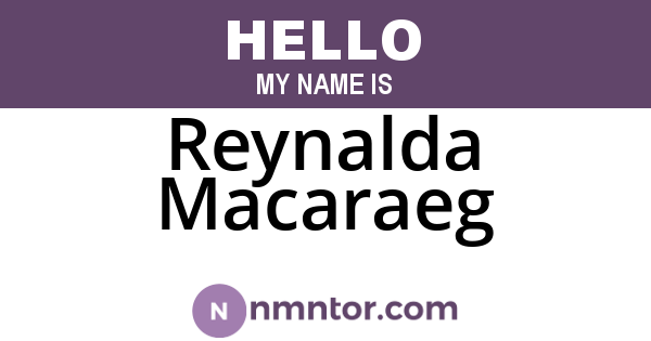 Reynalda Macaraeg