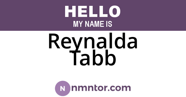 Reynalda Tabb