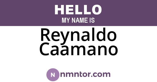 Reynaldo Caamano