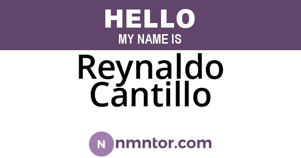 Reynaldo Cantillo