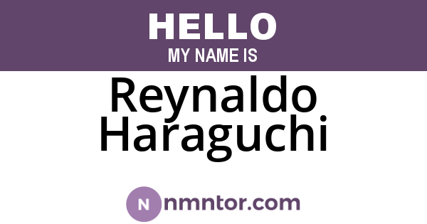 Reynaldo Haraguchi