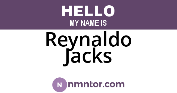 Reynaldo Jacks