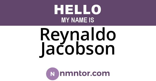 Reynaldo Jacobson