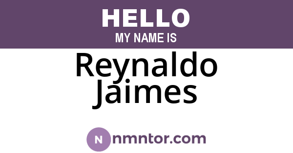 Reynaldo Jaimes