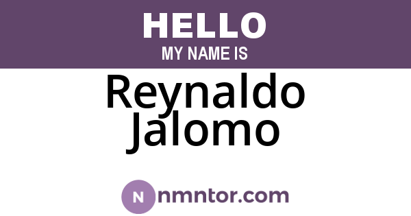 Reynaldo Jalomo