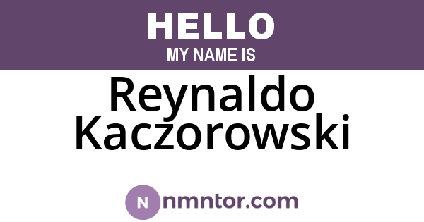 Reynaldo Kaczorowski