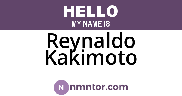 Reynaldo Kakimoto