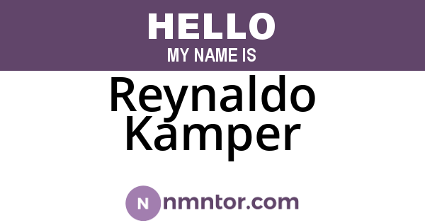 Reynaldo Kamper