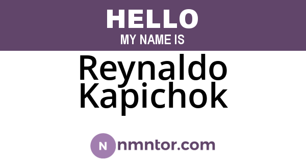 Reynaldo Kapichok