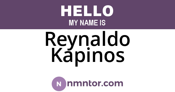 Reynaldo Kapinos