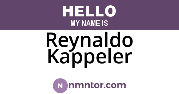 Reynaldo Kappeler