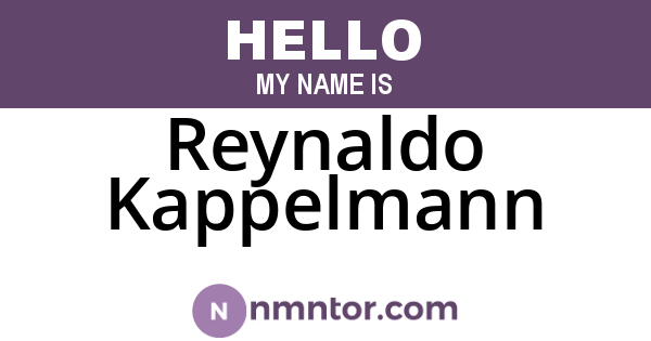 Reynaldo Kappelmann