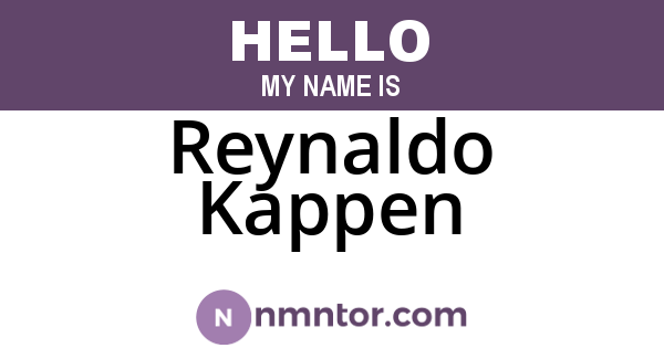 Reynaldo Kappen