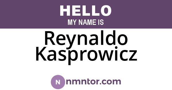 Reynaldo Kasprowicz