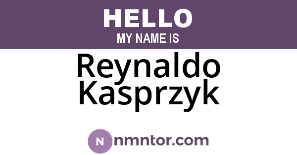 Reynaldo Kasprzyk