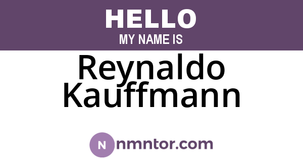 Reynaldo Kauffmann