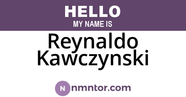 Reynaldo Kawczynski