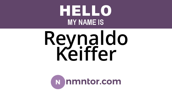 Reynaldo Keiffer