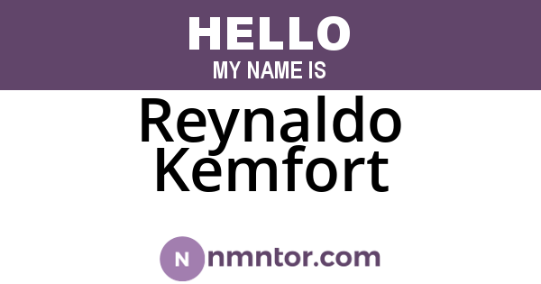 Reynaldo Kemfort