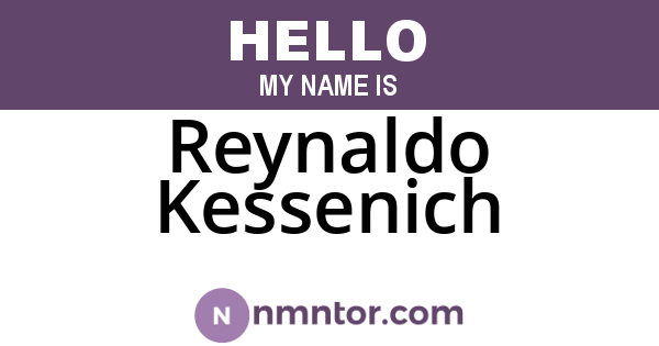 Reynaldo Kessenich