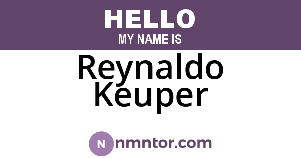 Reynaldo Keuper