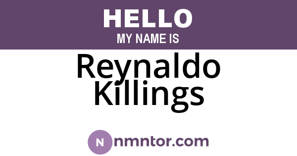 Reynaldo Killings