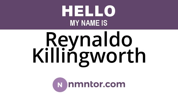 Reynaldo Killingworth