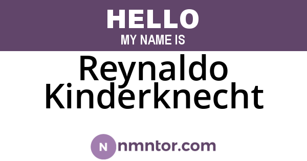 Reynaldo Kinderknecht