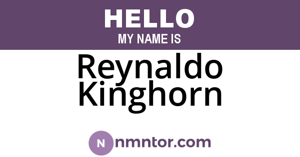 Reynaldo Kinghorn